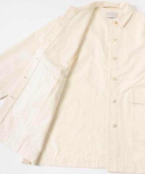 LAATO（ラート）の「slit coveralls（カバーオール・レディース・オフホワイト/ブラック・FREE）」の13枚目の写真