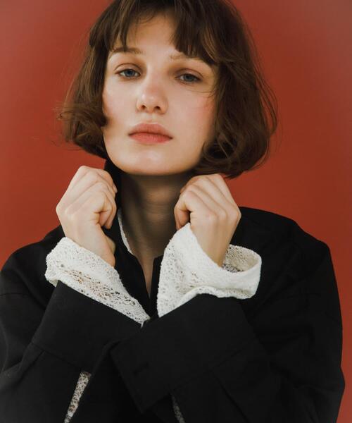 LAATO（ラート）の「slit coveralls（カバーオール・レディース・オフホワイト/ブラック・FREE）」の20枚目の写真