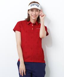 【PING APPAREL】ＥＰＩＸ変形ストレッチサッカー半袖ポロシャツ