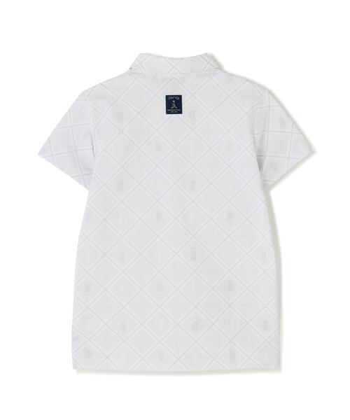 PING（ピン）の「【PING APPAREL】ＥＰＩＸ変形ストレッチサッカー半袖ポロシャツ（ポロシャツ・レディース・ホワイト/レッド/ネイビー・L/LL/M/S）」の13枚目の写真