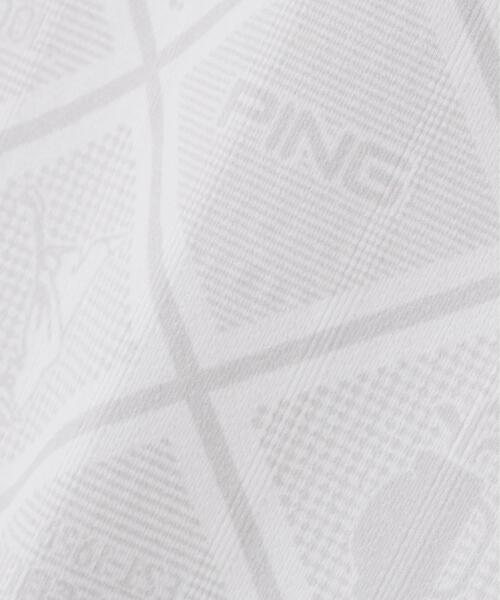 PING（ピン）の「【PING APPAREL】ＥＰＩＸ変形ストレッチサッカー半袖ポロシャツ（ポロシャツ・レディース・ホワイト/レッド/ネイビー・L/LL/M/S）」の14枚目の写真