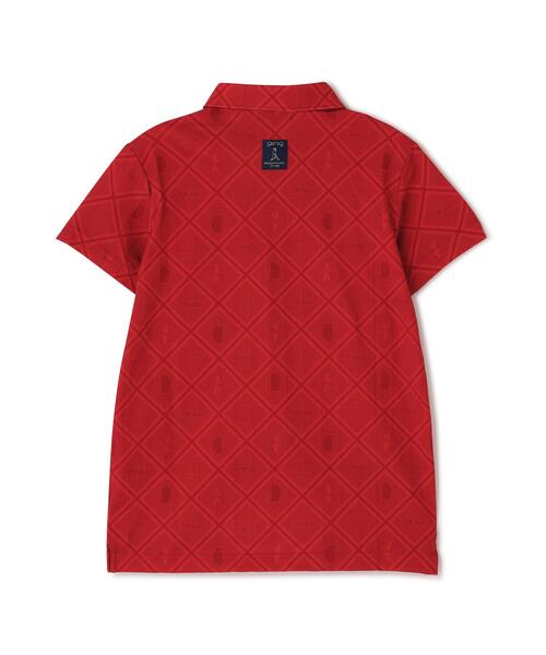 PING（ピン）の「【PING APPAREL】ＥＰＩＸ変形ストレッチサッカー半袖ポロシャツ（ポロシャツ・レディース・ホワイト/レッド/ネイビー・L/LL/M/S）」の19枚目の写真