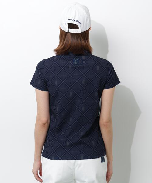 PING（ピン）の「【PING APPAREL】ＥＰＩＸ変形ストレッチサッカー半袖ポロシャツ（ポロシャツ・レディース・ホワイト/レッド/ネイビー・L/LL/M/S）」の22枚目の写真