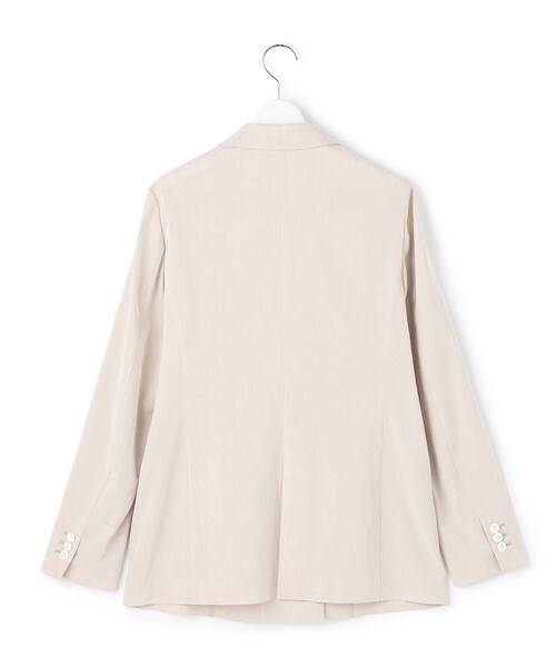 23区 L(ニジュウサンクオオキイサイズ)の「リネンレーヨンストレッチ ダブルジャケット(その他アウター・レディース・ネイビー系/ベージュ系/ダークブラウン系・44/48/50/46)」の17枚目の写真