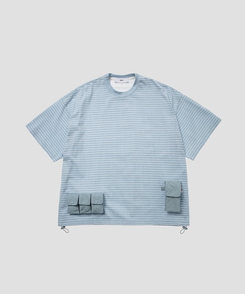 BBLD(ビービーエルディー)の「BORDER S/S TEE(Tシャツ/カットソー・メンズ・ブルー/ブラック/オレンジ/グリーン/ピンク・XL/L/M/S)」の4枚目の写真