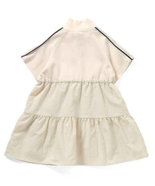 BREEZE(ブリーズ)の「ジャージワンピ(ワンピース・キッズ・アイボリー/ネイビー・80/100/110/120/130/90/140)」の3枚目の写真