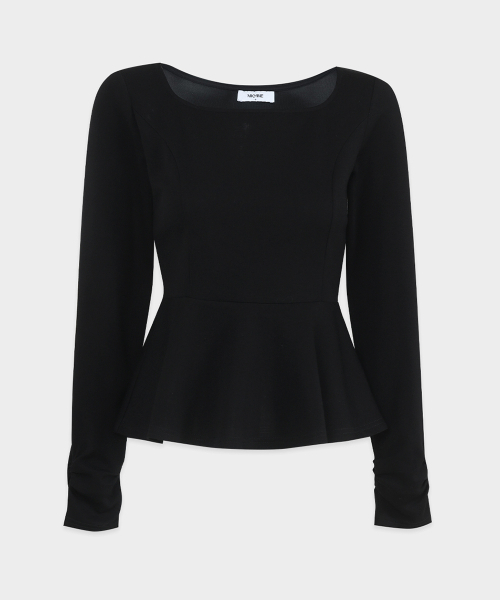 MICANE(ミケーネ)の「タヒールペプラムT(Tシャツ/カットソー・レディース・アイボリー/スカイブルー/ブラック・MEDIUM/LARGE/XX-LARGE/X-LARGE/SMALL)」の20枚目の写真