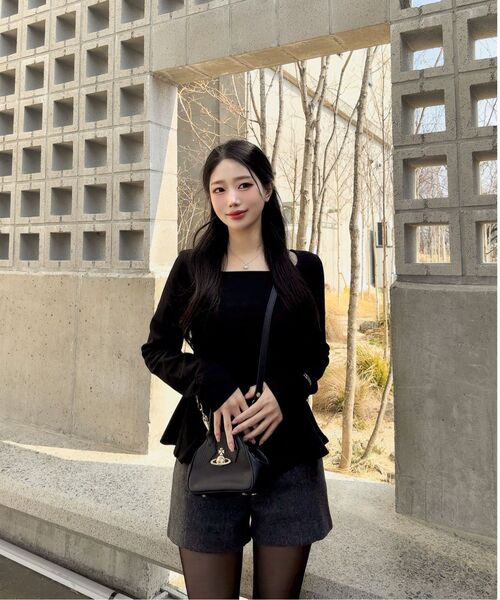 MICANE(ミケーネ)の「タヒールペプラムT(Tシャツ/カットソー・レディース・アイボリー/スカイブルー/ブラック・MEDIUM/LARGE/XX-LARGE/X-LARGE/SMALL)」の21枚目の写真