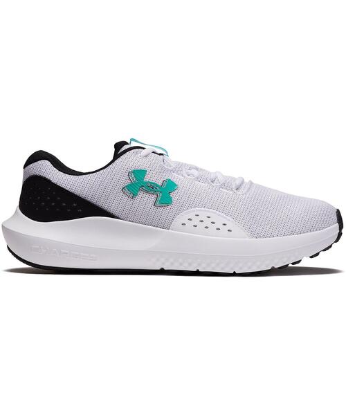 UNDER ARMOUR(アンダーアーマー)の「UAチャージド サージ4(ランニング/メンズ)(スニーカー・メンズ・ホワイト系その他・26.5cm/28.5cm/30.0cm/29.5cm/27.0cm/29.0cm/27.5cm/28.0cm/25.5cm/26.0cm/25.0cm)」の1枚目の写真