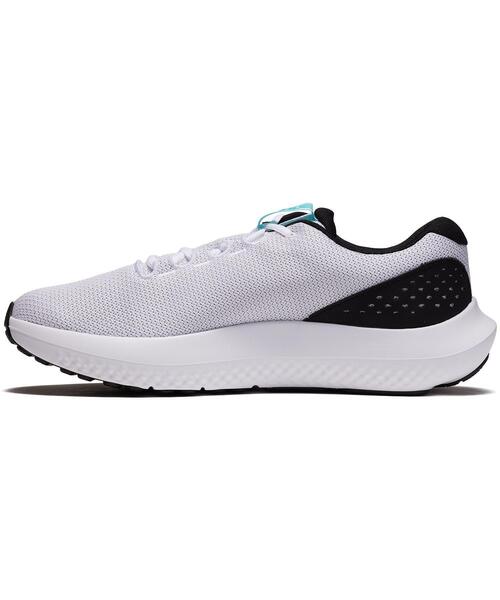 UNDER ARMOUR(アンダーアーマー)の「UAチャージド サージ4(ランニング/メンズ)(スニーカー・メンズ・ホワイト系その他・26.5cm/28.5cm/30.0cm/29.5cm/27.0cm/29.0cm/27.5cm/28.0cm/25.5cm/26.0cm/25.0cm)」の2枚目の写真