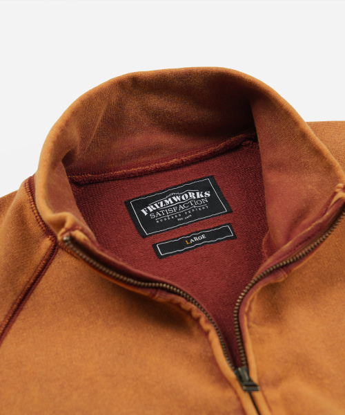 FRIZMWORKS(フリズムワークス)の「VINTAGE DYEING FULL ZIP SWEAT _ SUNSET(その他アウター・メンズ・その他・SMALL/MEDIUM/LARGE/X-LARGE)」の4枚目の写真