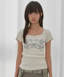 ◇FANCYCLUB◇ブランド直輸入正規品/ペガサス リブトップ PEGASUS RIBBED TOP