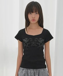 ◇FANCYCLUB◇ブランド直輸入正規品/ペガサス リブトップ PEGASUS RIBBED TOP
