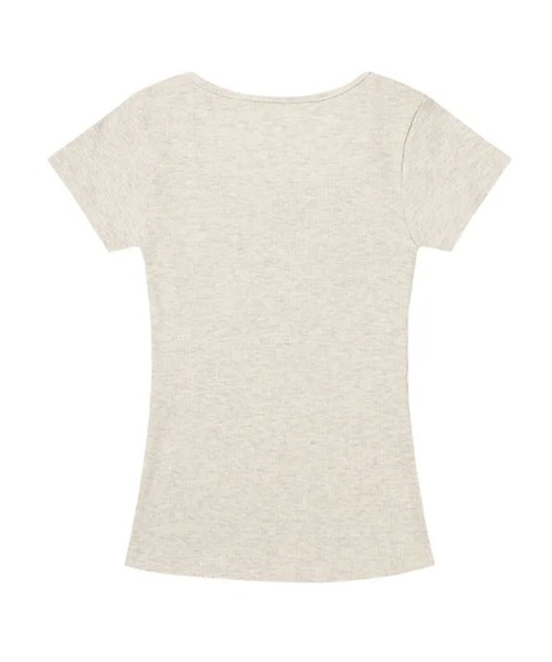 Ada.(エイダ)の「◇FANCYCLUB◇ブランド直輸入正規品/ペガサス リブトップ PEGASUS RIBBED TOP(Tシャツ/カットソー・レディース・オートミール/ブラック・FREE)」の17枚目の写真