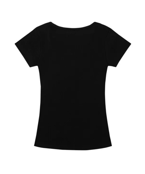 Ada.(エイダ)の「◇FANCYCLUB◇ブランド直輸入正規品/ペガサス リブトップ PEGASUS RIBBED TOP(Tシャツ/カットソー・レディース・オートミール/ブラック・FREE)」の13枚目の写真