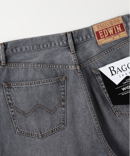 EDWIN(エドウィン)の「WIDE BAGGY(デニムパンツ・メンズ・ブラック・29inch/30inch/32inch/28inch/31inch)」の5枚目の写真