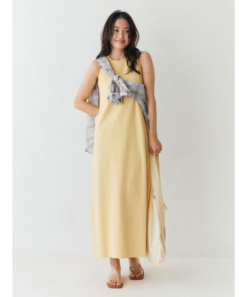 Ungrid（アングリッド）の「アメスリテレコワンピース（ワンピース・レディース・その他1/イエロー/ブラック・SMALL/MEDIUM）」の4枚目の写真