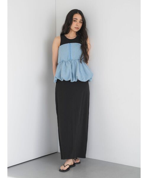 Ungrid（アングリッド）の「アメスリテレコワンピース（ワンピース・レディース・その他1/イエロー/ブラック・SMALL/MEDIUM）」の8枚目の写真