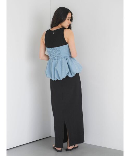 Ungrid（アングリッド）の「アメスリテレコワンピース（ワンピース・レディース・その他1/イエロー/ブラック・SMALL/MEDIUM）」の9枚目の写真