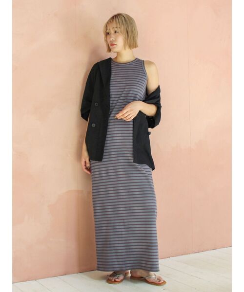 Ungrid（アングリッド）の「アメスリテレコワンピース（ワンピース・レディース・その他1/イエロー/ブラック・SMALL/MEDIUM）」の13枚目の写真