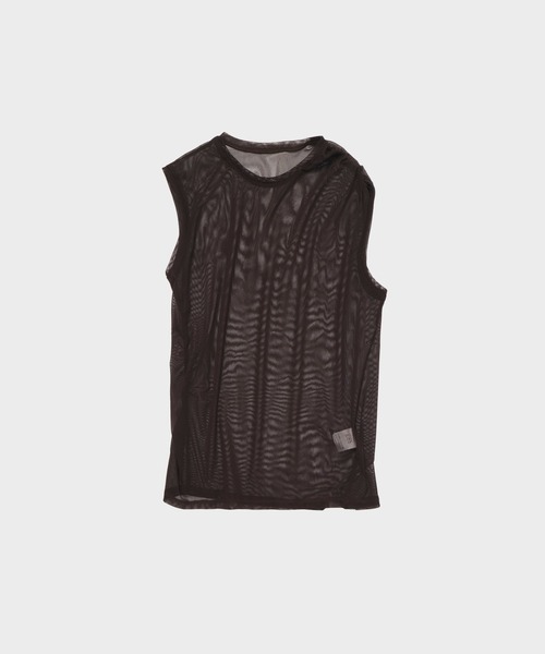 JUN MIKAMI（ジュンミカミ）の「パワーネットNS（タンクトップ・レディース・ネイビー/ブラウン/レモンイエロー・FREE）」の2枚目の写真