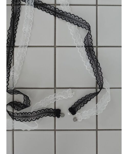 LAGUNAMOON（ラグナムーン）の「レース×チョーカーセット（チョーカー・レディース・ホワイト/ブラック・FREE）」の13枚目の写真