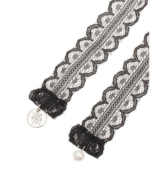 LAGUNAMOON（ラグナムーン）の「レース×チョーカーセット（チョーカー・レディース・ホワイト/ブラック・FREE）」の9枚目の写真