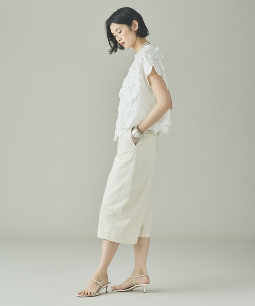 Curensology（カレンソロジー）の「Curensology(カレンソロジー)/エッグハーフパンツ（その他パンツ・レディース・オフホワイト/ベージュ・FREE）」の14枚目の写真