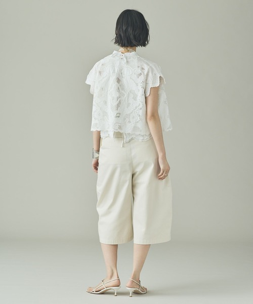 Curensology（カレンソロジー）の「Curensology(カレンソロジー)/エッグハーフパンツ（その他パンツ・レディース・オフホワイト/ベージュ・FREE）」の15枚目の写真