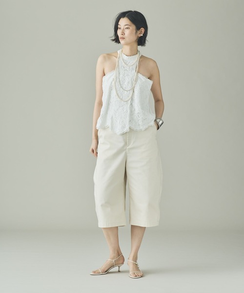 Curensology（カレンソロジー）の「Curensology(カレンソロジー)/エッグハーフパンツ（その他パンツ・レディース・オフホワイト/ベージュ・FREE）」の16枚目の写真