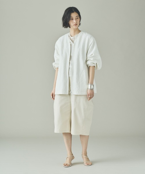 Curensology（カレンソロジー）の「Curensology(カレンソロジー)/エッグハーフパンツ（その他パンツ・レディース・オフホワイト/ベージュ・FREE）」の6枚目の写真