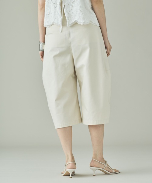 Curensology（カレンソロジー）の「Curensology(カレンソロジー)/エッグハーフパンツ（その他パンツ・レディース・オフホワイト/ベージュ・FREE）」の5枚目の写真