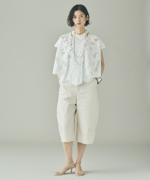 Curensology（カレンソロジー）の「Curensology(カレンソロジー)/エッグハーフパンツ（その他パンツ・レディース・オフホワイト/ベージュ・FREE）」の13枚目の写真