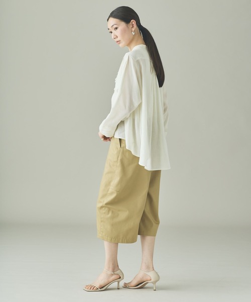 Curensology（カレンソロジー）の「Curensology(カレンソロジー)/エッグハーフパンツ（その他パンツ・レディース・オフホワイト/ベージュ・FREE）」の10枚目の写真