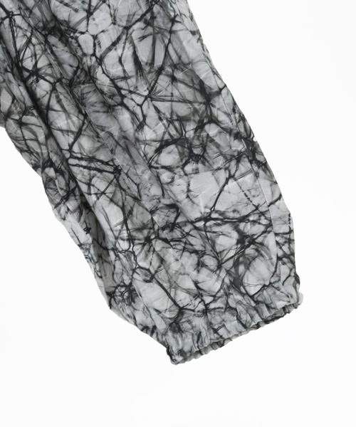 CAMBIO(カンビオ)の「mp14863-Geometric Rayon Nylon Jogger Pants サルエルジョガーパンツ(S68226cmb)(その他パンツ・メンズ・ホワイト×ブラック・L/M/S)」の14枚目の写真