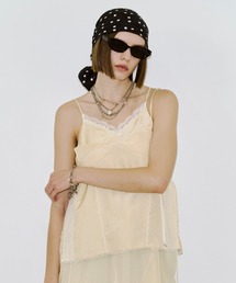 JOSE MOON | CROSS OVER LACE CAMI/クロスオーバーレースキャミ(キャミソール)