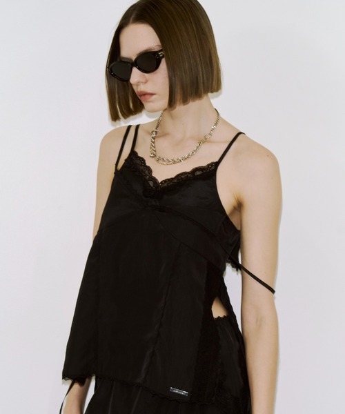 JOSE MOON(ジョゼムーン)の「CROSS OVER LACE CAMI/クロスオーバーレースキャミ(キャミソール・レディース・イエロー系その他/ブラック/ホワイト・FREE)」の19枚目の写真