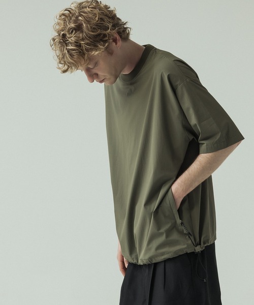 SLICK（スリック）の「【SLICK/スリック】Micro Mesh Side Pocket T-Shirt/マイクロメッシュ サイドポケットTシャツ/機能素材/ジップポケット（Tシャツ/カットソー・メンズ・カーキ/ネイビー/ブラック・3/2/1）」の22枚目の写真
