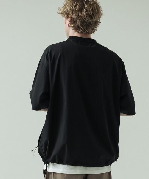 SLICK（スリック）の「【SLICK/スリック】Micro Mesh Side Pocket T-Shirt/マイクロメッシュ サイドポケットTシャツ/機能素材/ジップポケット（Tシャツ/カットソー・メンズ・カーキ/ネイビー/ブラック・3/2/1）」の7枚目の写真