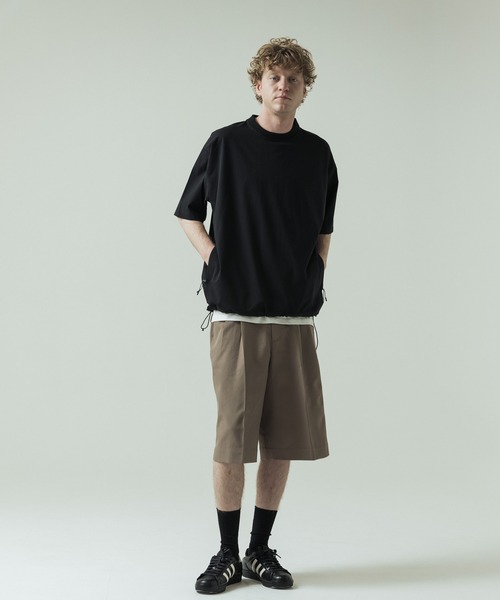 SLICK（スリック）の「【SLICK/スリック】Micro Mesh Side Pocket T-Shirt/マイクロメッシュ サイドポケットTシャツ/機能素材/ジップポケット（Tシャツ/カットソー・メンズ・カーキ/ネイビー/ブラック・3/2/1）」の10枚目の写真