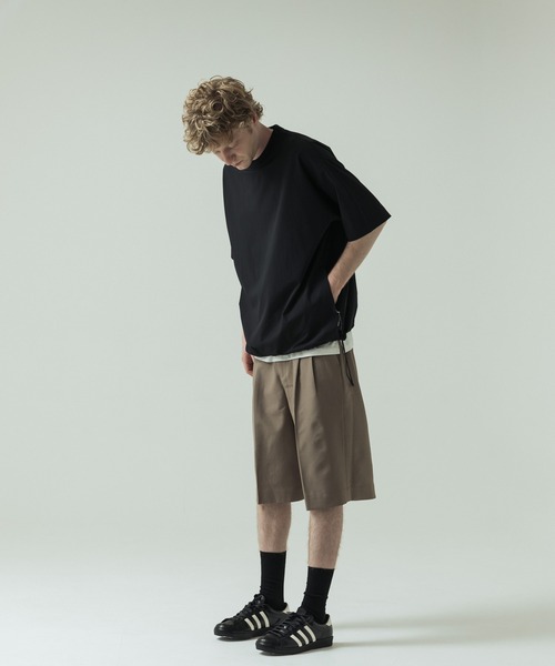 SLICK（スリック）の「【SLICK/スリック】Micro Mesh Side Pocket T-Shirt/マイクロメッシュ サイドポケットTシャツ/機能素材/ジップポケット（Tシャツ/カットソー・メンズ・カーキ/ネイビー/ブラック・3/2/1）」の12枚目の写真