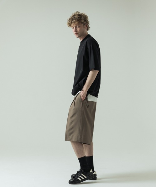 SLICK（スリック）の「【SLICK/スリック】Micro Mesh Side Pocket T-Shirt/マイクロメッシュ サイドポケットTシャツ/機能素材/ジップポケット（Tシャツ/カットソー・メンズ・カーキ/ネイビー/ブラック・3/2/1）」の14枚目の写真