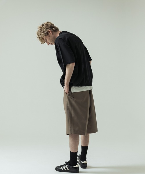 SLICK（スリック）の「【SLICK/スリック】Micro Mesh Side Pocket T-Shirt/マイクロメッシュ サイドポケットTシャツ/機能素材/ジップポケット（Tシャツ/カットソー・メンズ・カーキ/ネイビー/ブラック・3/2/1）」の15枚目の写真