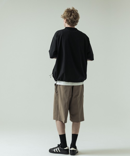 SLICK（スリック）の「【SLICK/スリック】Micro Mesh Side Pocket T-Shirt/マイクロメッシュ サイドポケットTシャツ/機能素材/ジップポケット（Tシャツ/カットソー・メンズ・カーキ/ネイビー/ブラック・3/2/1）」の16枚目の写真