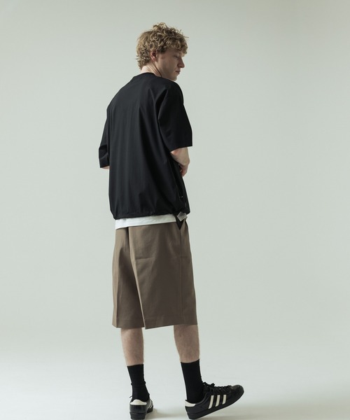 SLICK（スリック）の「【SLICK/スリック】Micro Mesh Side Pocket T-Shirt/マイクロメッシュ サイドポケットTシャツ/機能素材/ジップポケット（Tシャツ/カットソー・メンズ・カーキ/ネイビー/ブラック・3/2/1）」の17枚目の写真