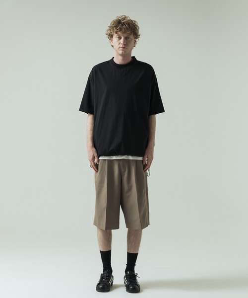 SLICK（スリック）の「【SLICK/スリック】Micro Mesh Side Pocket T-Shirt/マイクロメッシュ サイドポケットTシャツ/機能素材/ジップポケット（Tシャツ/カットソー・メンズ・カーキ/ネイビー/ブラック・3/2/1）」の18枚目の写真