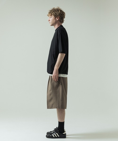 SLICK（スリック）の「【SLICK/スリック】Micro Mesh Side Pocket T-Shirt/マイクロメッシュ サイドポケットTシャツ/機能素材/ジップポケット（Tシャツ/カットソー・メンズ・カーキ/ネイビー/ブラック・3/2/1）」の19枚目の写真