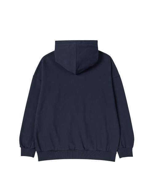 Beyond Closet(-)の「ノーマンティック ヘビーウェイト オーバーサイズ フードジップアップTシャツ ネイビー(パーカー・メンズ・その他・MEDIUM/LARGE)」の5枚目の写真