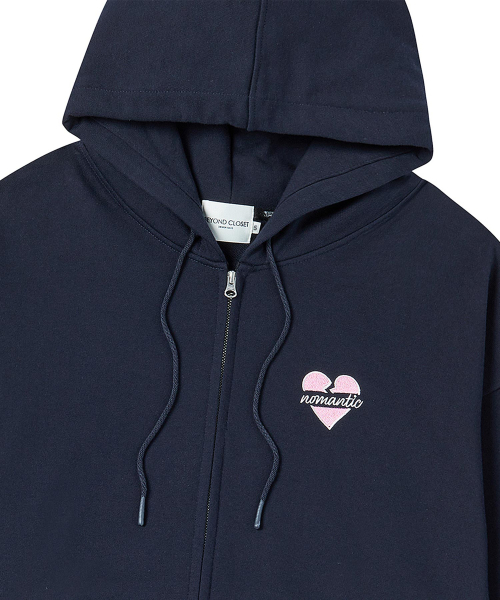 Beyond Closet(-)の「ノーマンティック ヘビーウェイト オーバーサイズ フードジップアップTシャツ ネイビー(パーカー・メンズ・その他・MEDIUM/LARGE)」の6枚目の写真