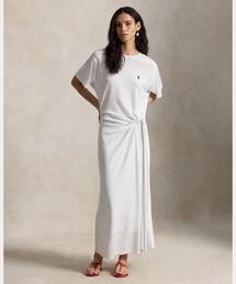 POLO RALPH LAUREN | ツイストディテール Tシャツ ドレス(ワンピース)